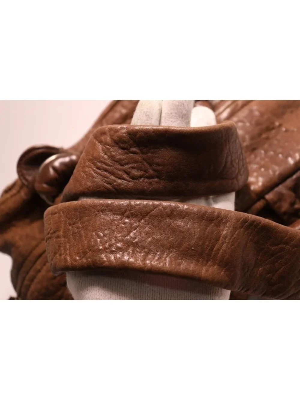 Chanel Leather Handbag Brown